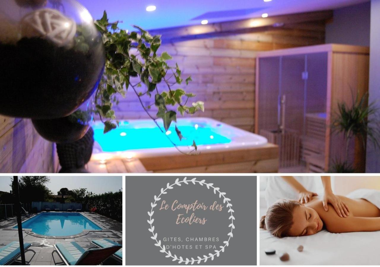 Le Comptoir Des Ecoliers Bed and Breakfast Gémozac Εξωτερικό φωτογραφία